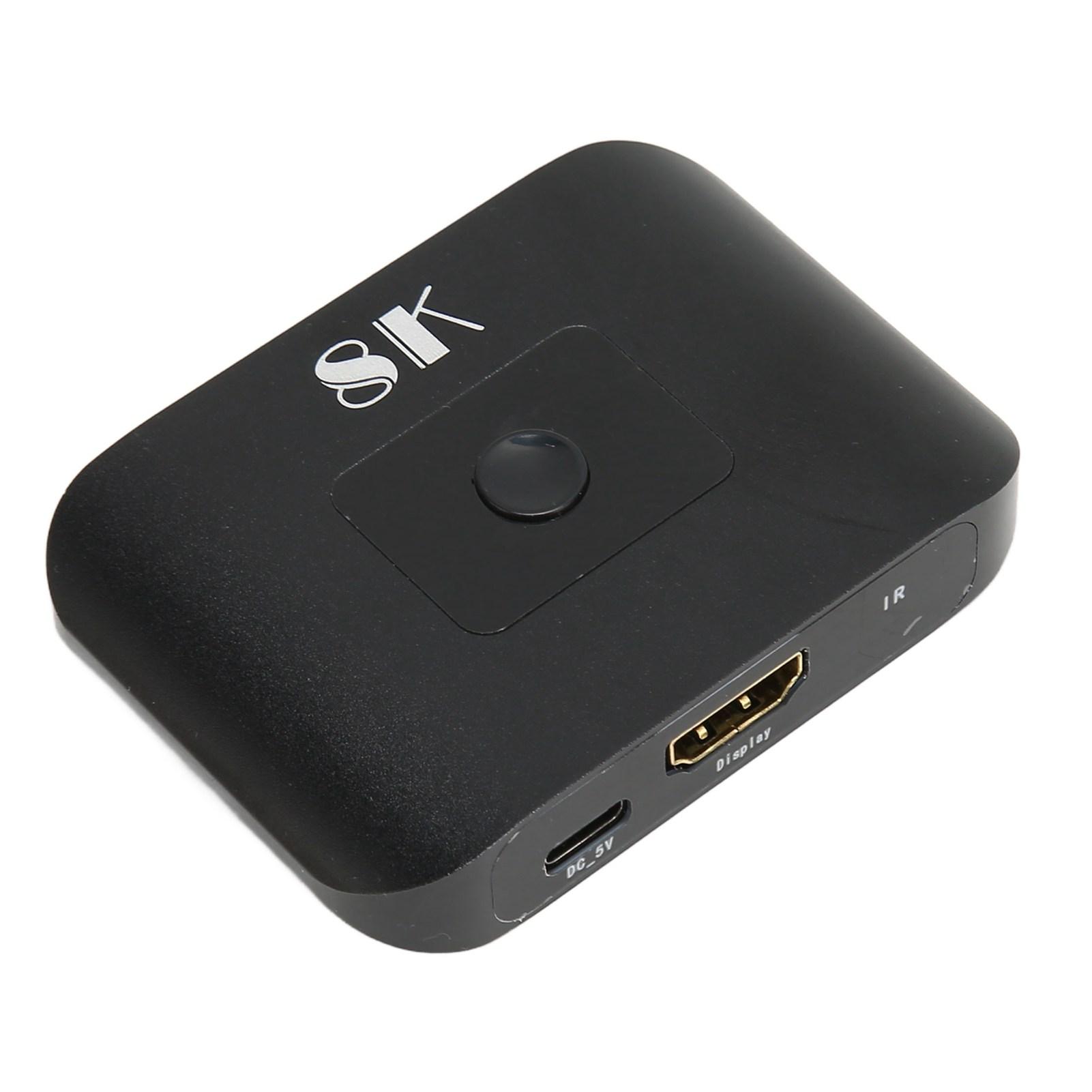 

2x1 HD Мультимедийный Интерфейсный Коммутатор 2 в 1 Выход 8K на 60 Гц HD Мультимедийный Интерфейсный Разветвитель с