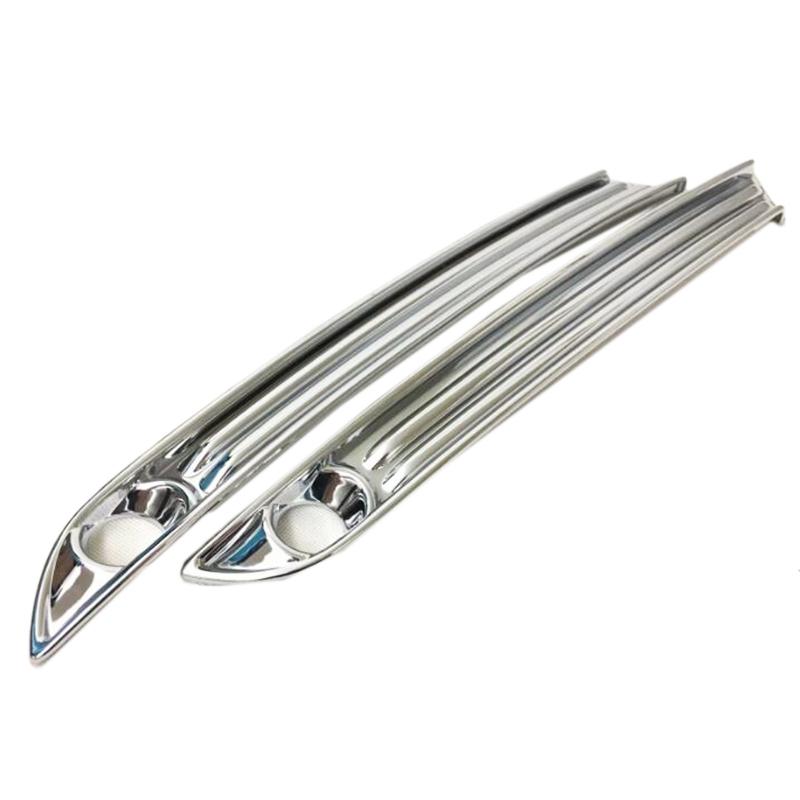 

For Mazda CX5 CX-5 KF 2017 2018 2019 2020 2021 Chrome Front Fog Light Lamp Cover Trim Foglight Molding Eyebrow Eyelid Styling