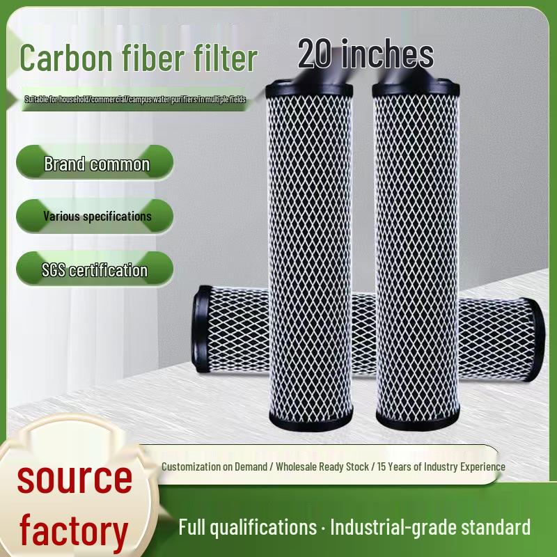 Carbon Fiber Water Purifier Filters: 10, 20, 30-inch High-Efficiency Precision Filtration Cartridges