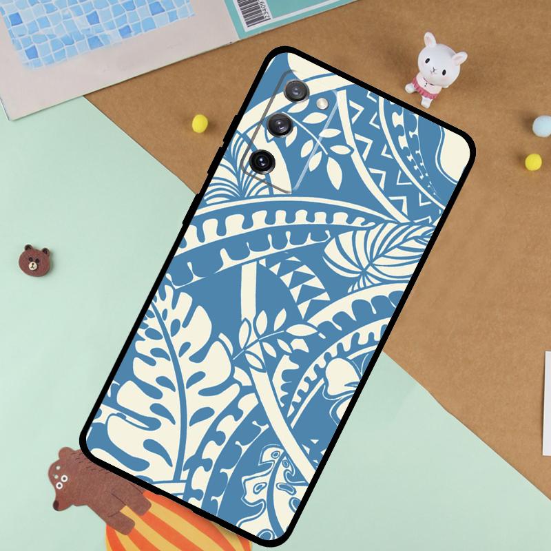 Maori Polynesian Samoan Tribal Soft Case For Samsung Galaxy S25 Ultra S9 S10 S20 FE S21 S22 S23 Plus S24 Ultra Funda Cover