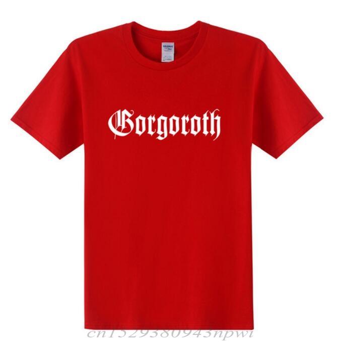 GORGOROTH T Shirts Men Rock Band Thrash Black DEATH HEAVY METAL PUNK Rap Twilight of the Idols Tshirt