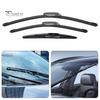 All Weather Performance Wipers 3Pcs/Set Beam Wiper Blades for Chery Tiggo 8 Plus Pro Natural Rubber MAX 2020-2024, 23"+18"+9" Front Rear Blades,