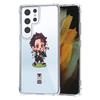 Demon Slayer Anime Japanese Transparent Phone Case For Samsung S10 S20 Fe S21 S22 S8 S9 Plus S21ultra S22ultra Shockproof Covers