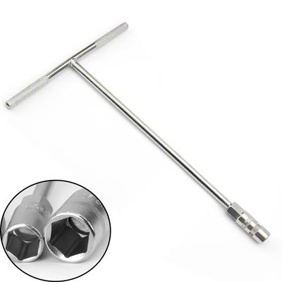 T-type Manual Socket Wrench External Hexagonal Automobile and Motorcycle Repair Wrench Nut Hexagonal T-bar