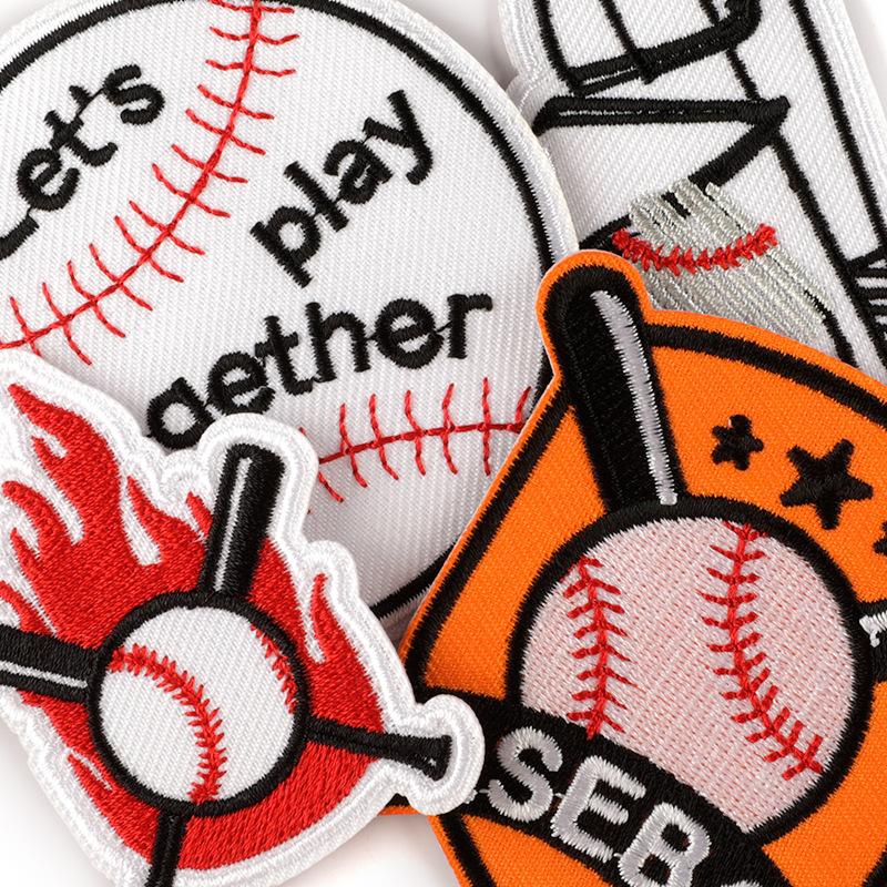 Výšivka štítek baseballová čepice fotbal sportovní výšivka nálepka nášivka nálepka zavazadla doplňky nášivka doplňky látková nálepka