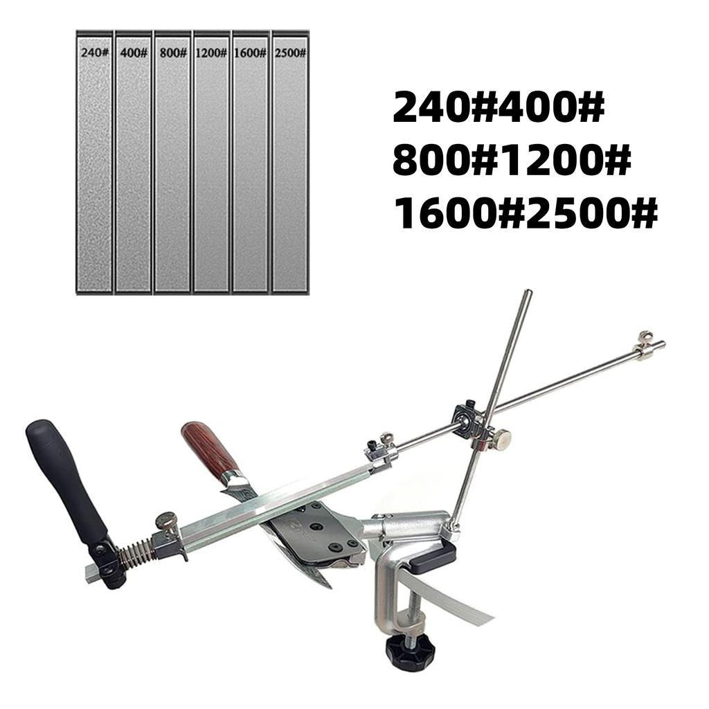 Metal Material Knife Sharpener Sharpening System Stone with Stones Grinder Diamond Whetstone Fixed Angle Apex Set