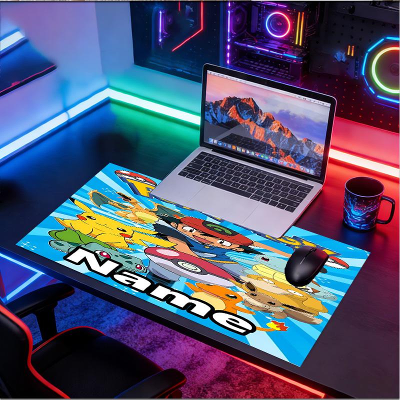 Custom Name Personalized card game Pattern Mousepad, Laptop PC Desk Mat, Decorative Desk Mat for Home Keyboard Pad Gift