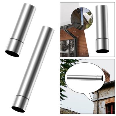 2x Straight Stoves Pipe Chimney Exhaust Fireplace Flue Extension Tube for Tent