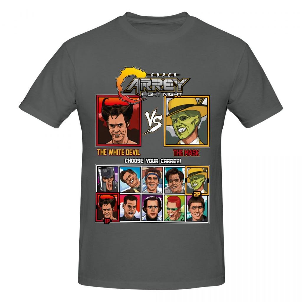 Unisex Jim Carrey Fight Night Classic T Shirt Streetwear Cotton Unisex T Shirt