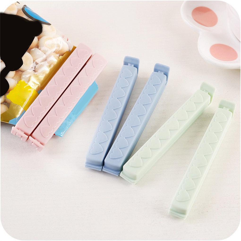 Pachet de 5 Clipsuri de Sigilare cu Capse pentru Pungi de Gustări, Plastic PP, Sigilator Etanș la Umiditate, Accesorii pentru Clame Pungi Desert, Cereale, Nuci