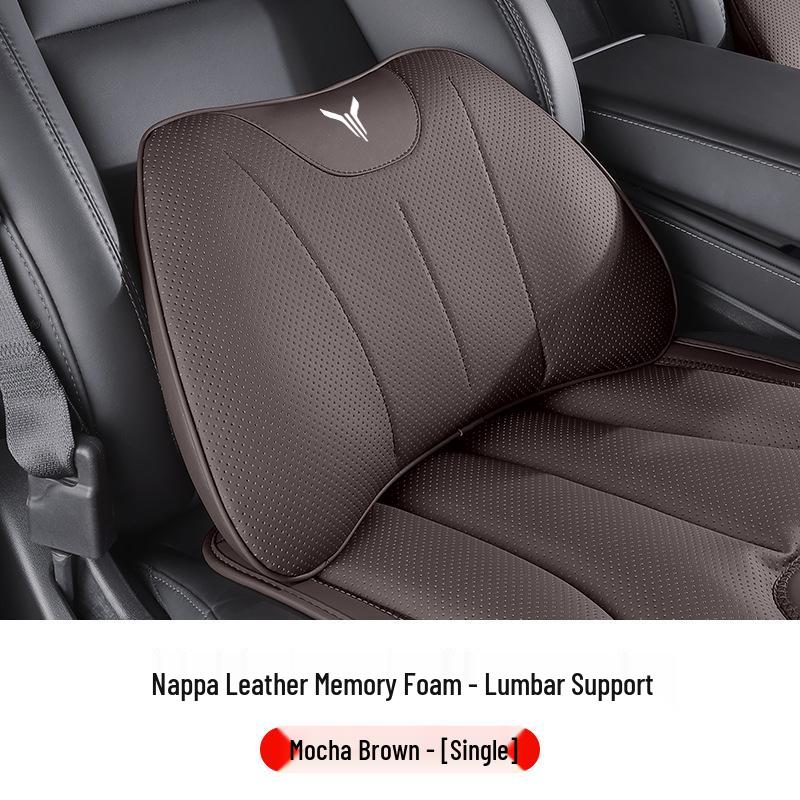 Lantu Car Seat Cushion, Headrest & Neck Support Pillow for All Seasons