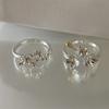 Elegant Irises Flower Adjustable Rings Silver Color Adjustable Rings Highlighting Elegant And Stylish Floral Designs