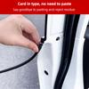 5m Car Anti-Collision Decorative Strip Universal U-Shaped Protection Door Side Seal Built-In Steel Plate Anti-Collision Strip Interior Mirrors 6