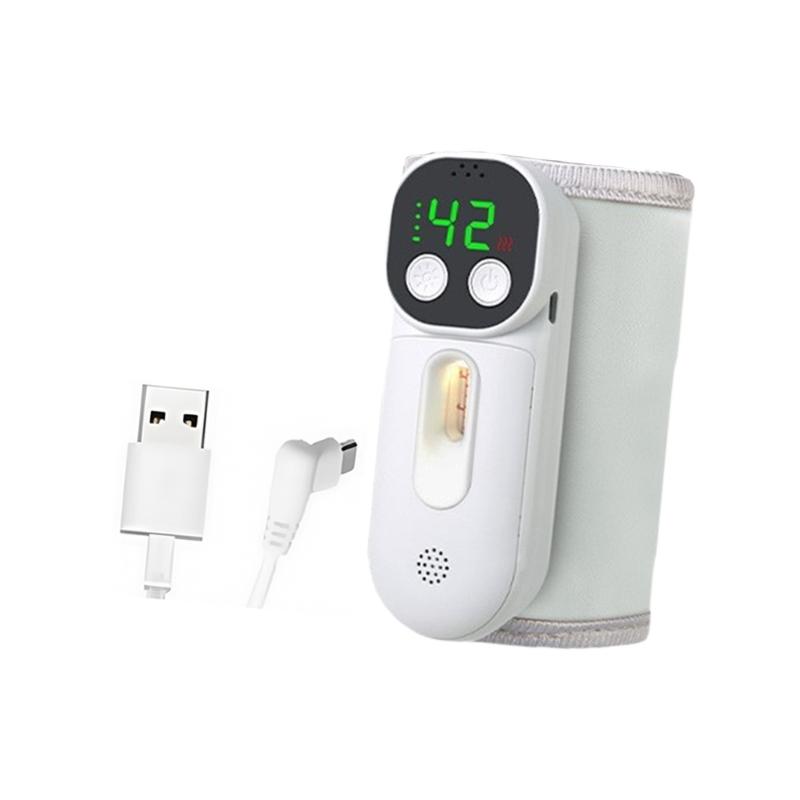 Cordless Milk Bottle Thermal Insulator With Voice Control 18W Fast Heating ABS Fabric Safe Design