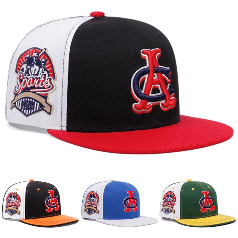 New Baseball Hat Ca Embroidered Fashion Street Hiphop Hat Outdoor Leisure Sports Sunshade Flat Edge Hat Unisex