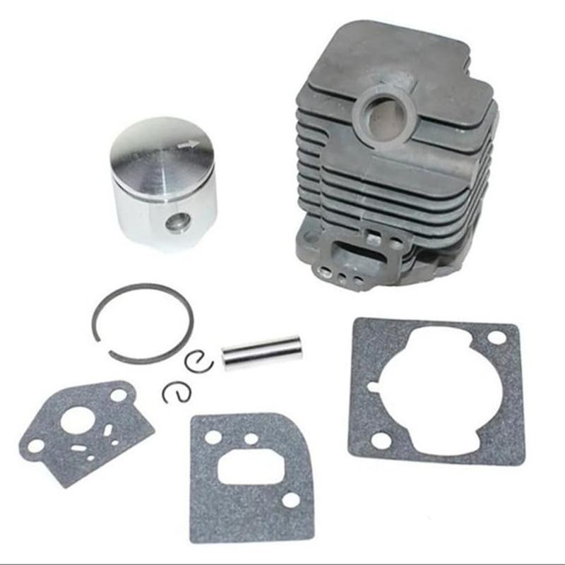 Cylinder piston kit compatible with For DH165ST DH185ST DH232 DH235 HT232 HT235 hedge trimmers metal replacement