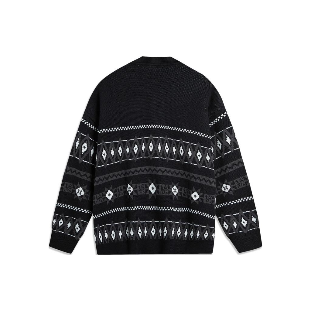 Li Ning Sports Trendy Collection Knitwear Men's Black AMBT249-4