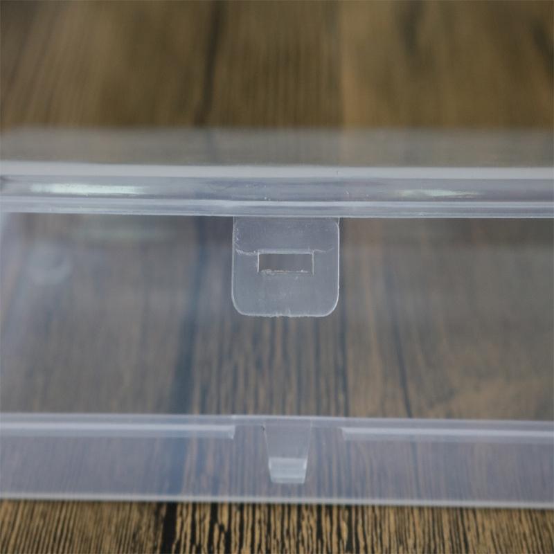 ^Clear Plastic Transparent With Lid Storage Box Collection Container Case Useful