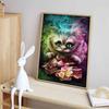 Disney Diamond Painting Alice In Wonderland Cheshire Cat Themed Art Illustration 5D Cross Stitch Hanging Print 5D PuzzleMosaicEmbroideryHomeDecoration
