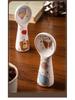Ceramic Cat Food Spoon with Long Handle - Mold-Resistant, Anti-Dog Design for Feeding Strips and Cans