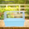 ABS Portable Bird Cage with Transparent Window for Small Birds Lovebirds Parakeets Cockatiels and Small Pets Travel Indoor Multi