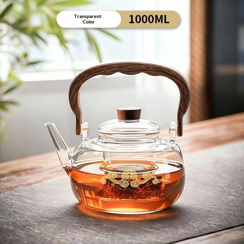 Gianxi Lifting Beam Glass Teapot Heat-Resistant Electric Ceramic Stove Tea Pot Kettle Household Tea Set Teapot