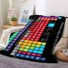 Periodic Table Flannel Blanket Throw Blanket Soft Warm Sofa Bed Camping home Decor Unique Christmas Gift C926839