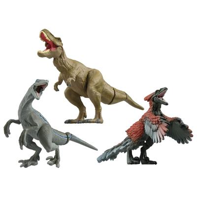 Takara Tomy Ania Jurassic World Super Hero Dinosaur Set, Animal Dinosaur Toy for Ages 3 and Up