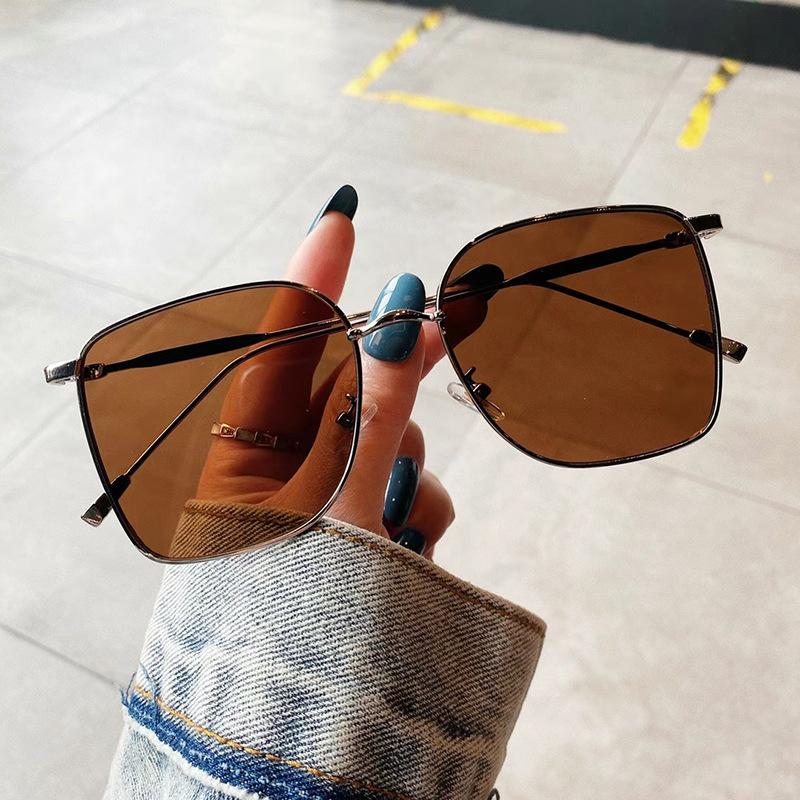 Vintage Retro Style Sunglasses Men Women Alloy Frame Square Shape Sunglasses For Men Uv400 Protection Female Sunglass