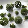 35PCS Flocked Xmas Tree Decor Set Velvet Bows Christmas Ball  Home Holiday Decor