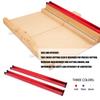 1Set Table Saw Crosscut Sled Kit, Table Saw Sled Set with 2xAluminum T-Track, 2xMiter Bars, for Woodworking DIY Tools