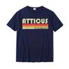 ATTICUS Gift Name Personalized Funny Retro Vintage Birthday T-Shirt Comfortable Cotton Men's T Shirt Street Oversized Tshirts