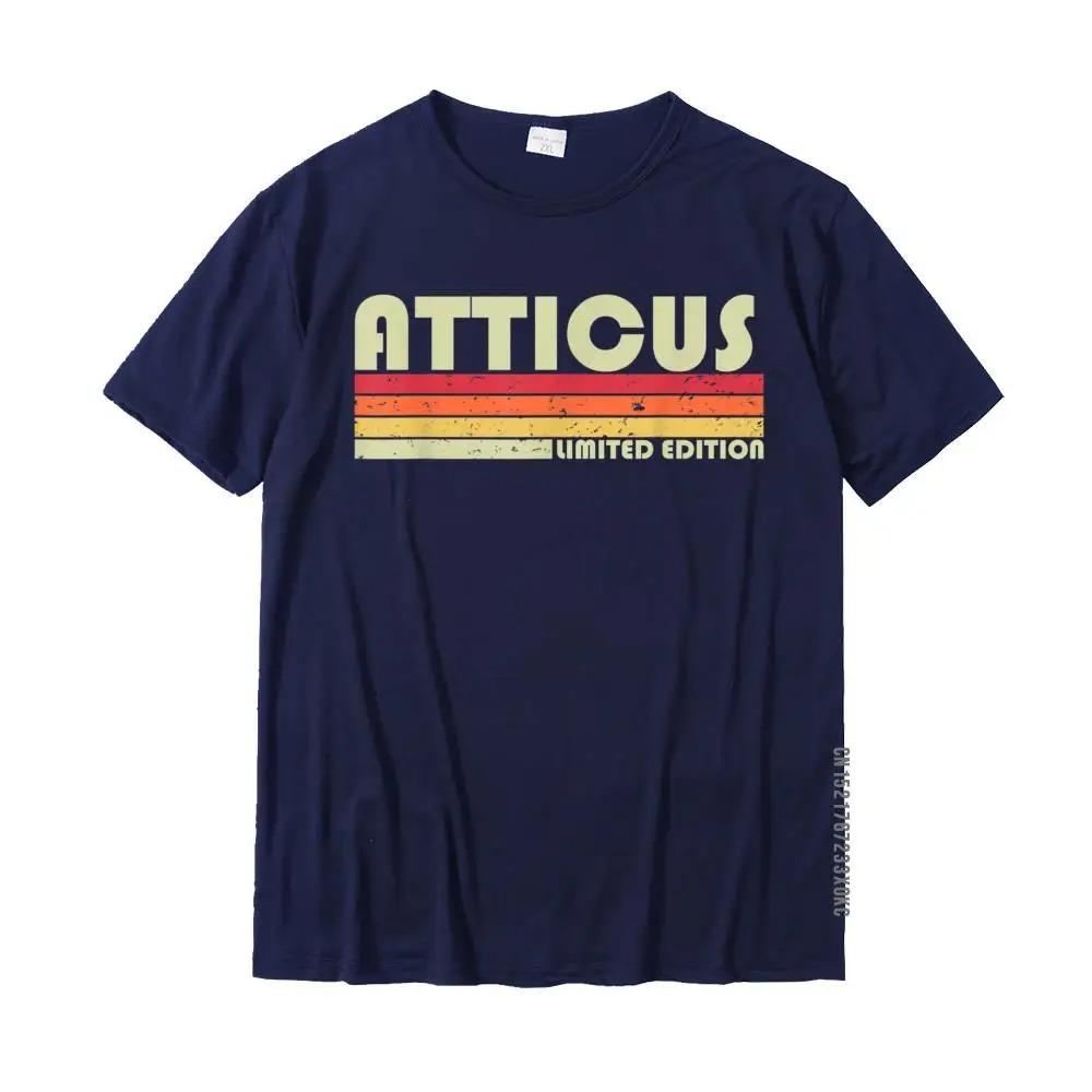 ATTICUS Gift Name Personalized Funny Retro Vintage Birthday T-Shirt Comfortable Cotton Men's T Shirt Street Oversized Tshirts