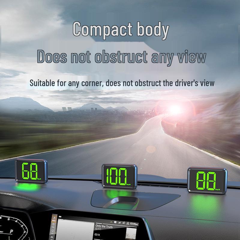 High-Definition Car HUD GPS Speedometer for Electric Cars and Minivans