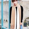 Windproof Long Wool Tassel Scarf Thickened Winter Neckerchief Elegant Women Cashmere Scarf  Student
