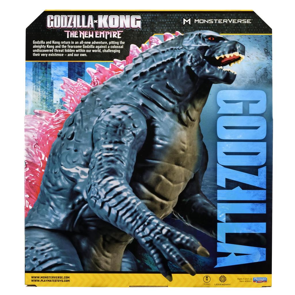 Figurine géante Godzilla de 28 cm (11 pouces) de Playmates Toys Godzilla x Kong