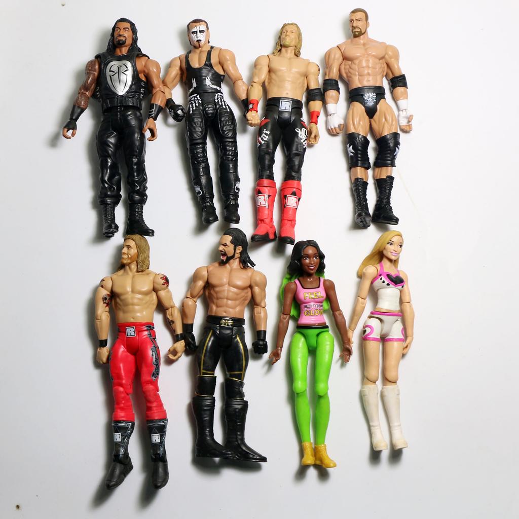 Non-Toxic New Arrival 16-18Cm High Classic Toy Occupation Wrestling Gladiators Wrestler Man Woman Action Figure Toys Multiple Styles 5.0