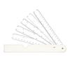 Multifunctional Metric Scale Ruler Folding Engineering Ruler Fan Shaped Scale Ruler for Architecture Quilting and Sewing