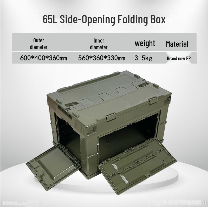 50L Japanese Style Folding Box for Camping, Home, or Car Storage