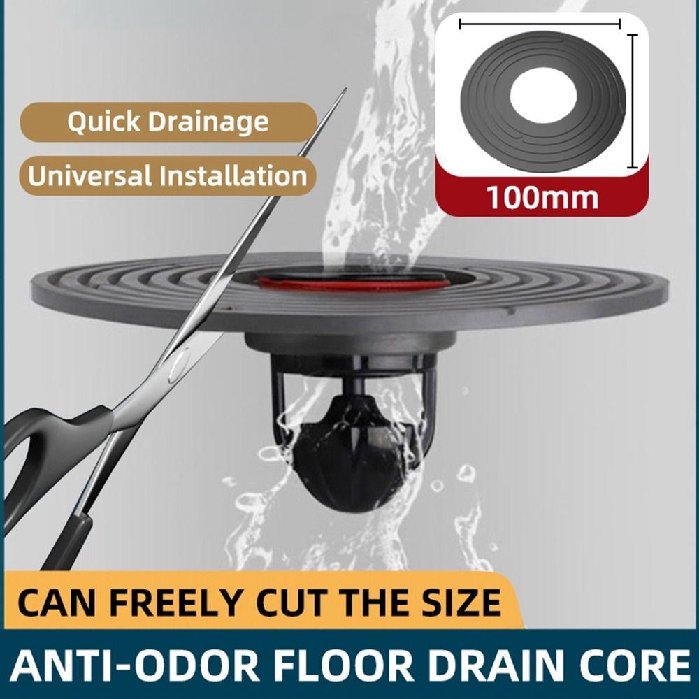 1Pcs Odor And Insect Proof Sewer Cover Can Be Cut Sewer Rapid Drainage Durable Floor Drain Core