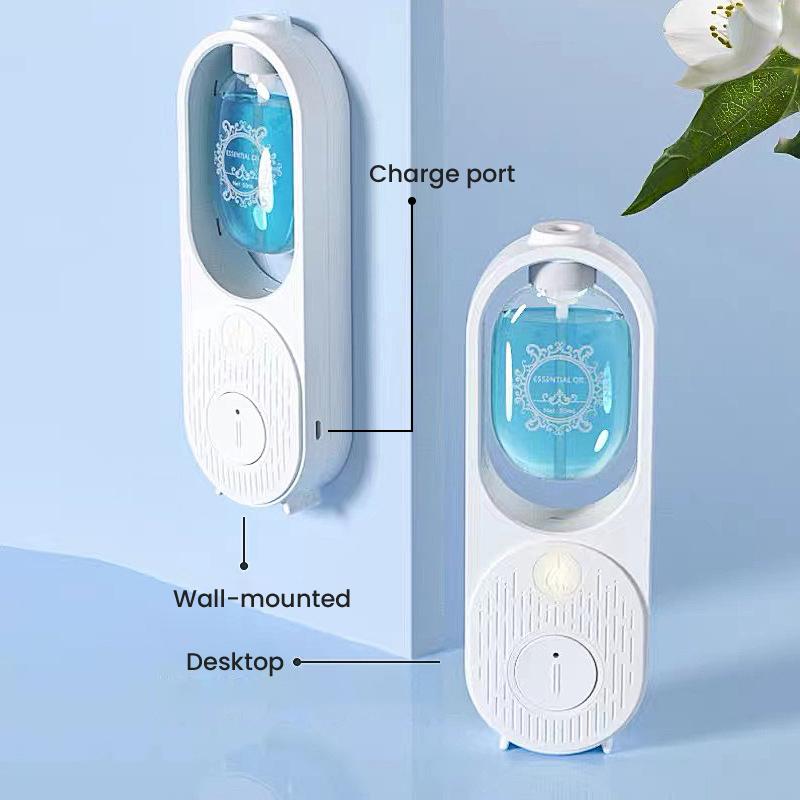 Aroma difuzér Aroma olejový rozptylovač vůně 5 režimů Noční světlo Kapacita 50 ml Nástěnný Stolní USB nabíjení