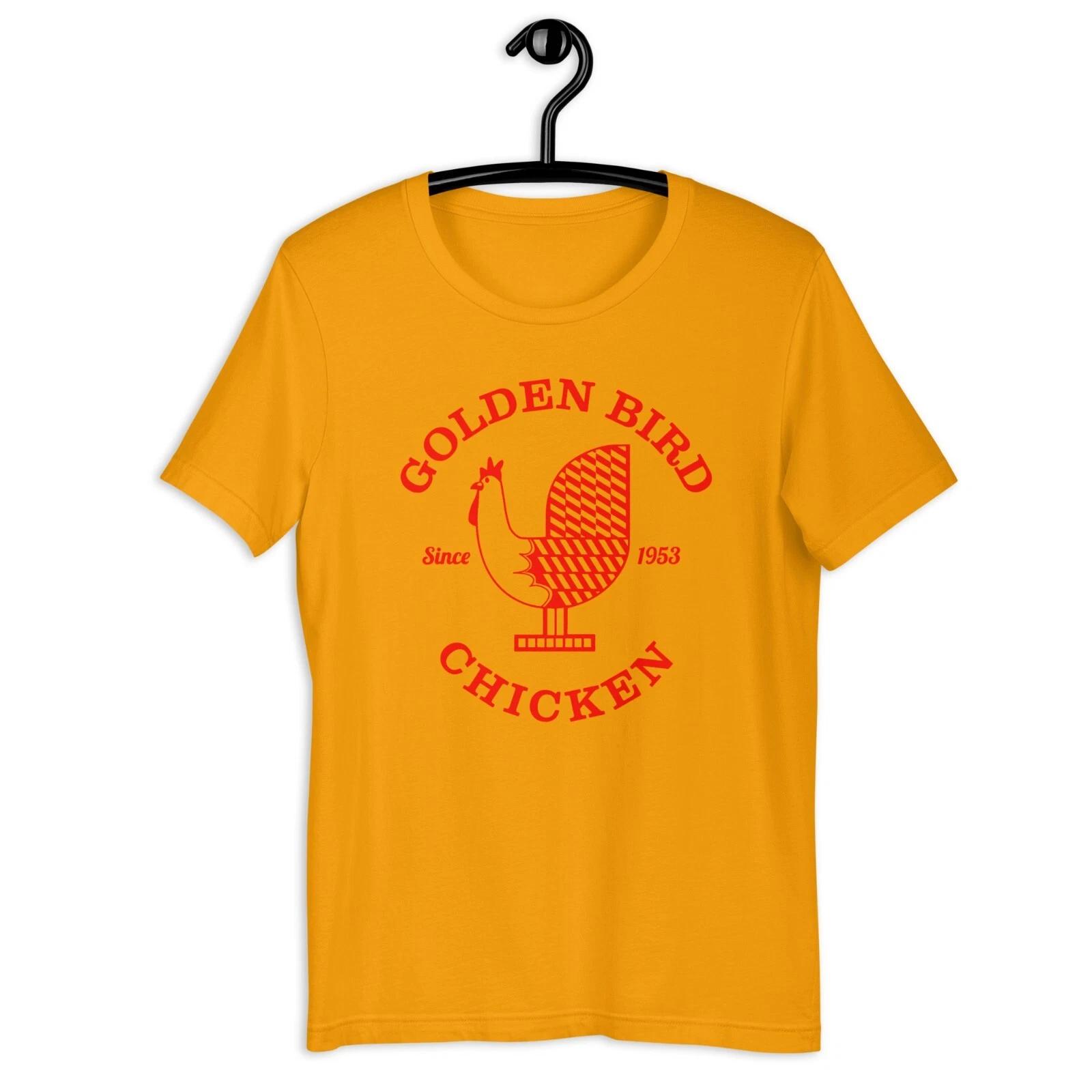 Golden Bird Vintage Retro T Shirt Los Angeles Fried Chicken Graphic Tee 2XL