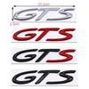 1Pc 3D Metal GTS Car Badge Stickers Emblem Fender Side Rear Tail Trunk Badge Decal Accessories For 911 718  GTS Turbo 4 S