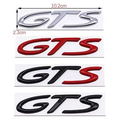 Autocolante Metalice 3D GTS pentru Mașină Embleme Spate Mașină cu Litere Englezești Decal Accesorii pentru Aripă Laterală Spate Portbagaj Spate