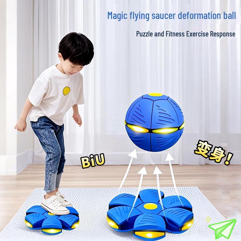 UFO Elastic Stomp Ball: Transforming Outdoor Sports Toy for Kids