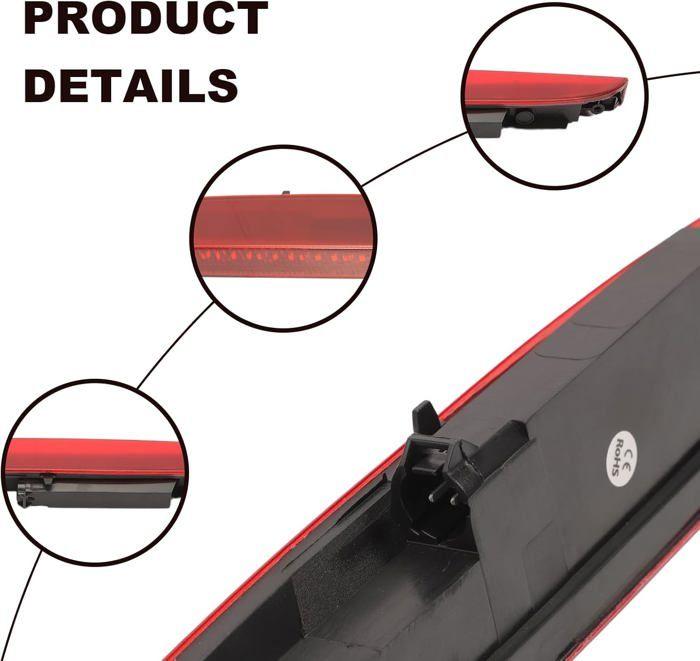 3. Bremsleuchte hochmontiert 7700410753 rot Hochmontierte Bremsleuchten-Baugruppen für Clio II 1998-2005