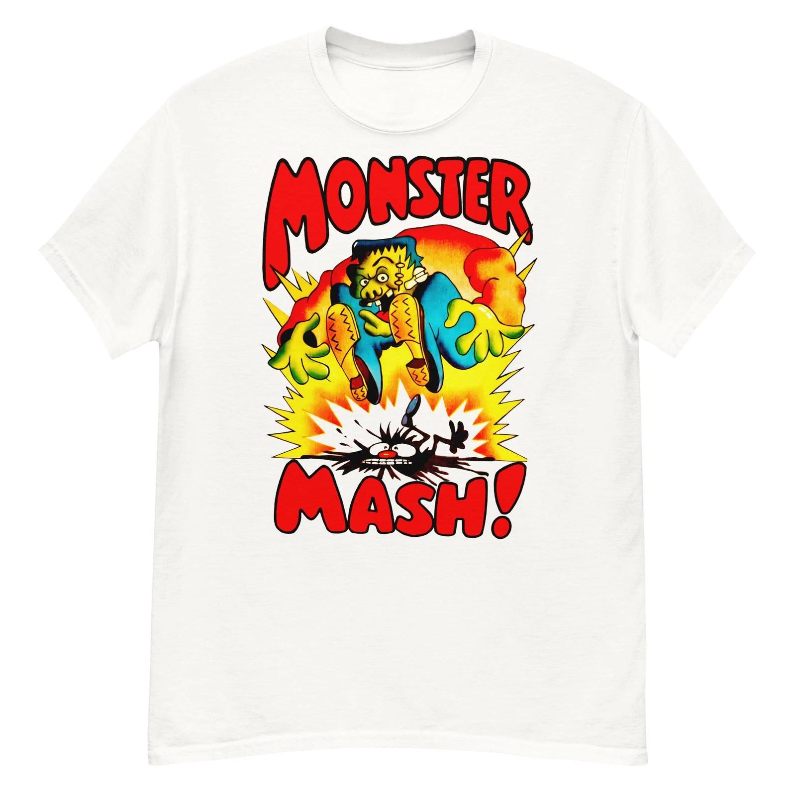 Футболка с винтажным комикс-артом Monster Mash 3XL
