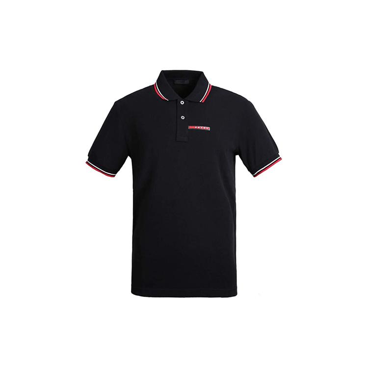 Prada Polo trička Pánská s límečkem tenká rovný střih SJJ887-322-F0AA9