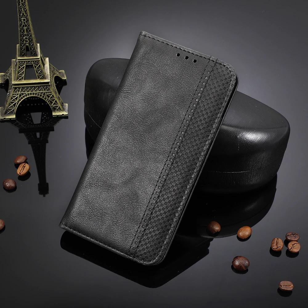 For Realme GT 7T 7 T Lær Retro Bok Flip-deksel for Realme GT7 6T NEO 7X 6SE C71 Magnetisk Lommebok Kortholder Telefonvesker Etui Skall