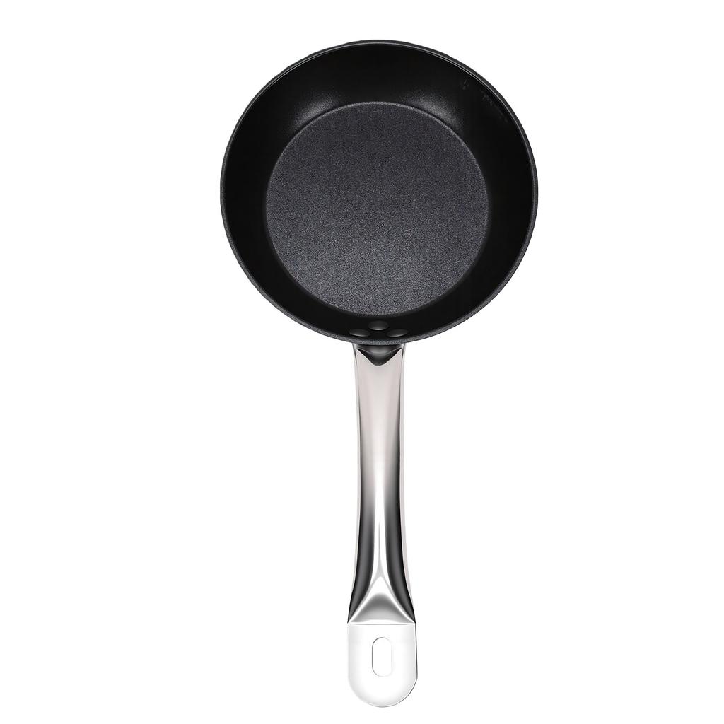 Nonstick Frying Pan 20cm Fry Pan Omelette Pan Crepe Maker Pancake Skillet with Stainless Steel Base for Gas Stove